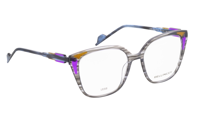 BELLINGER LESS-ACE-2419 Brillestel (Form: Cat Eye - Farve: Grå)