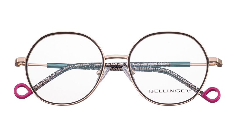 BELLINGER INCOLOR-1 Brillestel (Form: Summerbird - Farve: Guld)