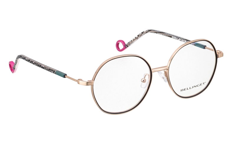 BELLINGER INCOLOR-1 Brillestel (Form: Summerbird - Farve: Guld)