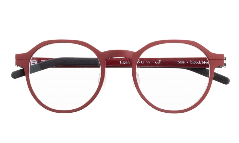 BLAC EGON Brillestel (Form: Summerbird - Farve: Rød)