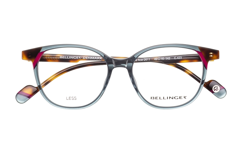BELLINGER LESS-ACE-2611 Brillestel (Form: Summerbird - Farve: Brun)