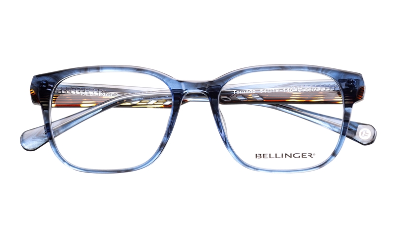 BELLINGER TORNADO Brillestel (Form: Firkantet - Farve: Blå)