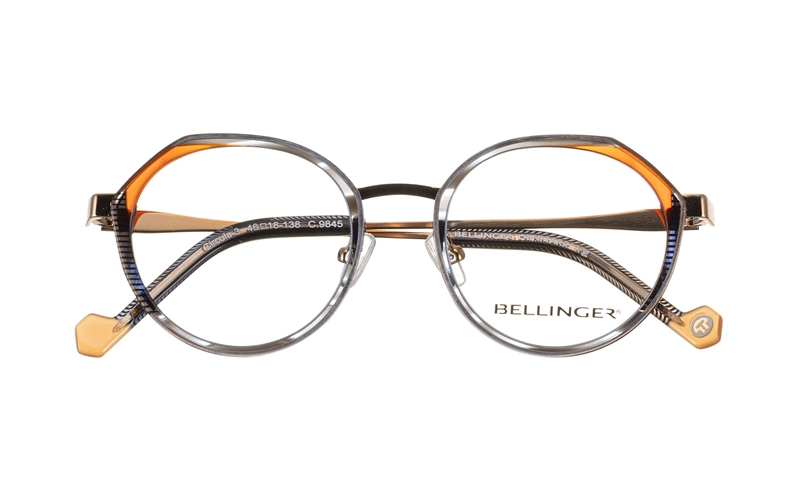 BELLINGER CIRCULA-3 Brillestel (Form: Summerbird - Farve: Kobber)