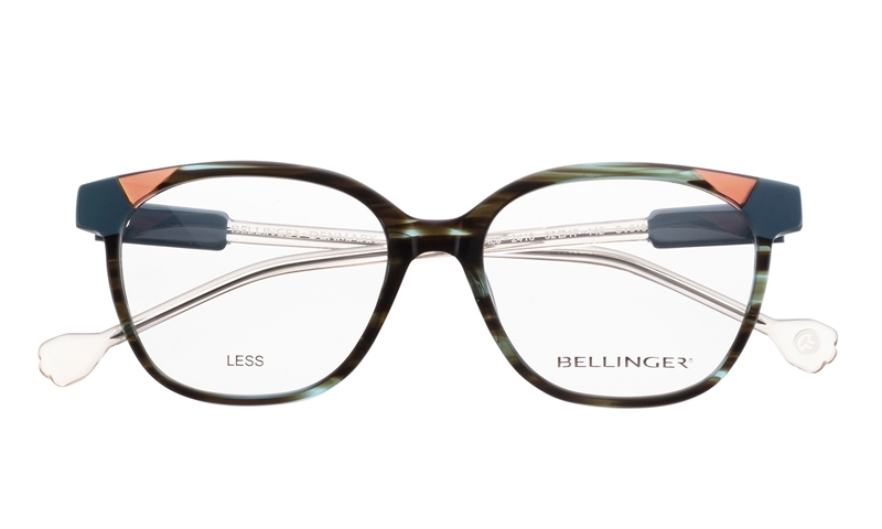 BELLINGER LESS-ACE-2418 Brillestel (Form: Summerbird - Farve: Grøn)