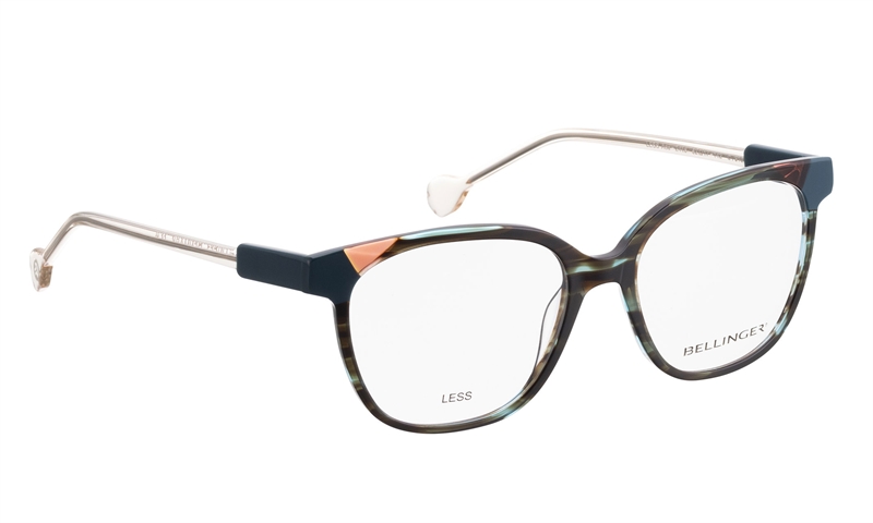 BELLINGER LESS-ACE-2418 Brillestel (Form: Summerbird - Farve: Grøn)