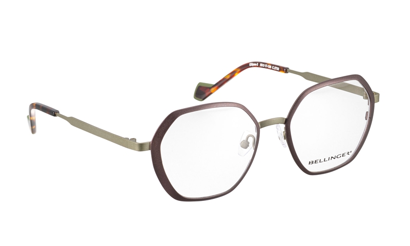 BELLINGER ELLIPSE-3 Brillestel (Form: Summerbird - Farve: Brun)