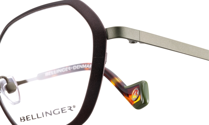 BELLINGER ELLIPSE-3 Brillestel (Form: Summerbird - Farve: Brun)