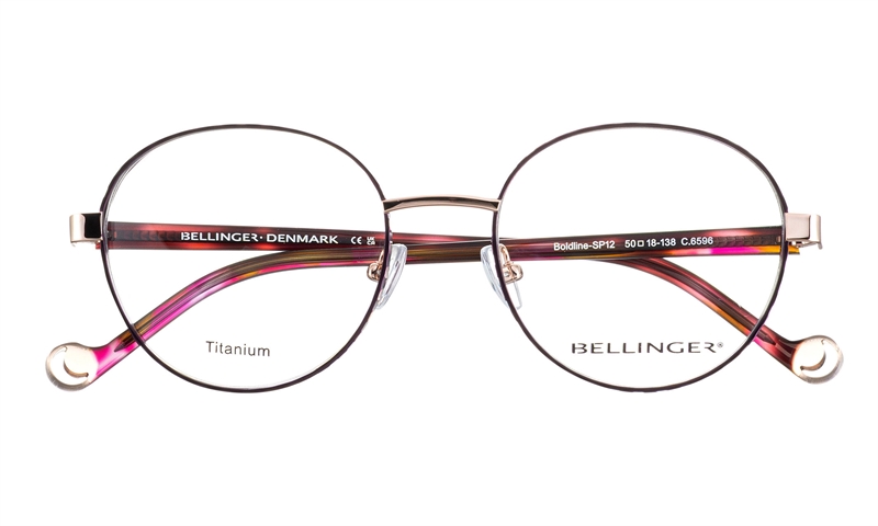 BELLINGER BOLDLINE-SP12 Brillestel (Form: Firkantet - Farve: Lilla)