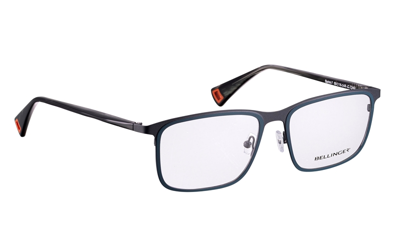 BELLINGER SPRINT-7 Brillestel (Form: Firkantet - Farve: Grå)