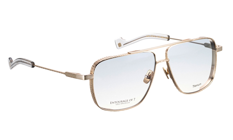 ENTOURAGE OF 7 KOTA Brillestel (Form: Firkantet - Farve: Guld)