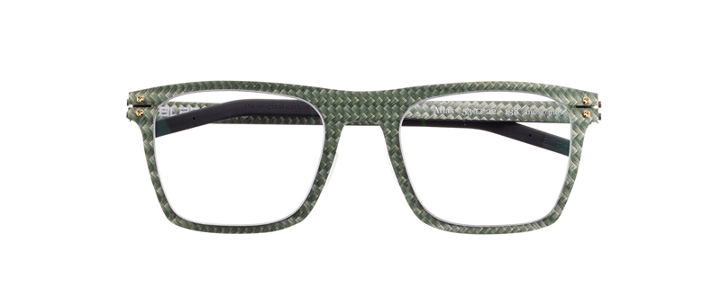 BLAC ATLAS Brillestel (Form: Firkantet - Farve: Grøn)