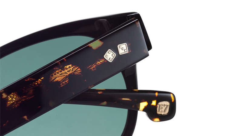 ENTOURAGE OF 7 BEACON Solbrille (Form: Panto - Farve: Brun)