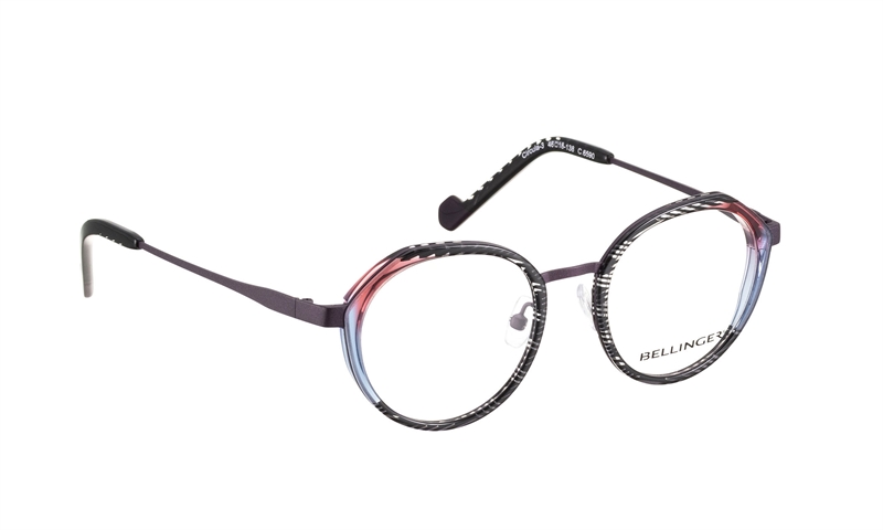 BELLINGER CIRCULA-3 Brillestel (Form: Summerbird - Farve: Lilla)