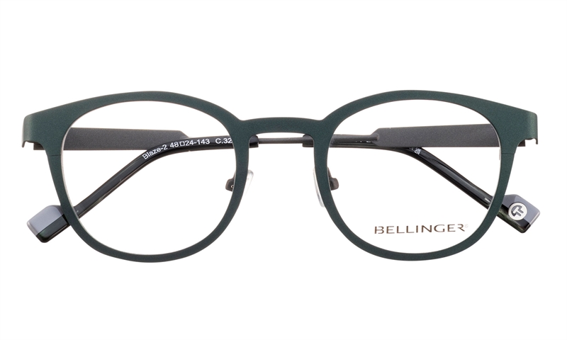 BELLINGER BLAZE-2 Brillestel (Form: Panto - Farve: Grøn)