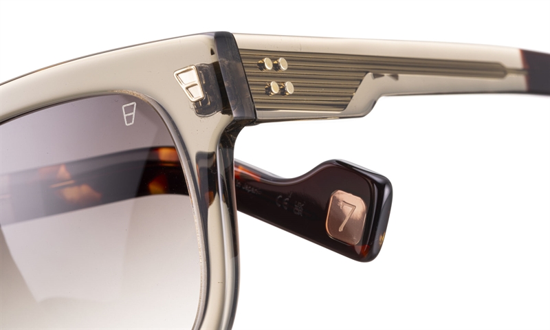 ENTOURAGE OF 7 DUDMORE Solbrille (Form: Firkantet - Farve: Transparent)