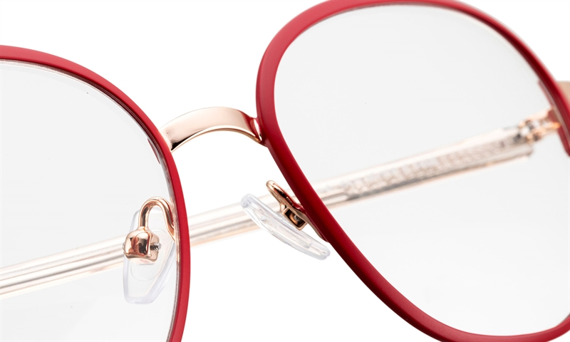 BELLINGER ELLIPSE-4 Brillestel (Form: Summerbird - Farve: Rød)