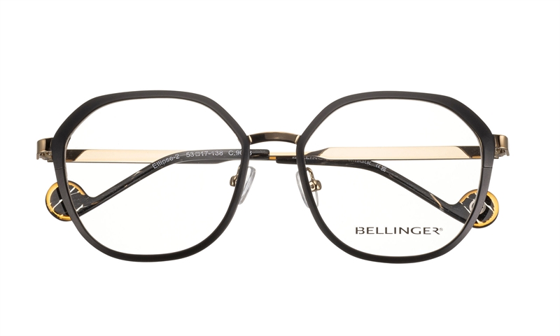 BELLINGER ELLIPSE-2 Brillestel (Form: Summerbird - Farve: Sort)