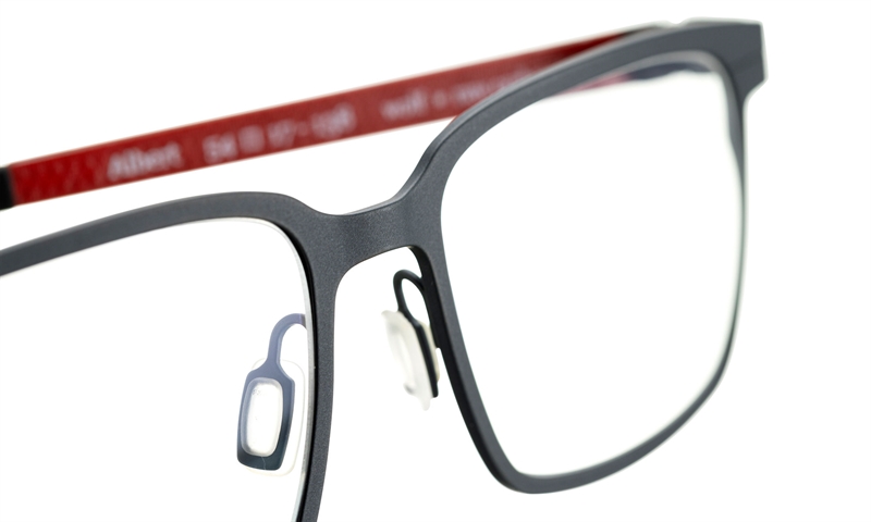 BLAC ALBERT Brillestel (Form: Firkantet - Farve: Grå)