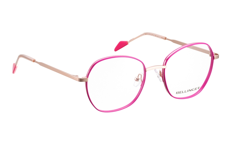 BELLINGER KARA-4 Brillestel (Form: Summerbird - Farve: Pink)