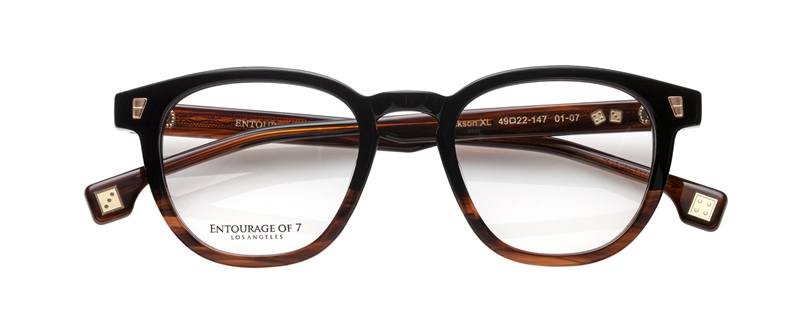 ENTOURAGE OF 7 JACKSON-XL Brillestel (Form: Panto - Farve: Sort)