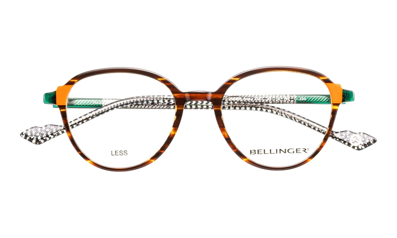 BELLINGER LESS-ACE-2387 Brillestel (Form: Summerbird - Farve: Brun)