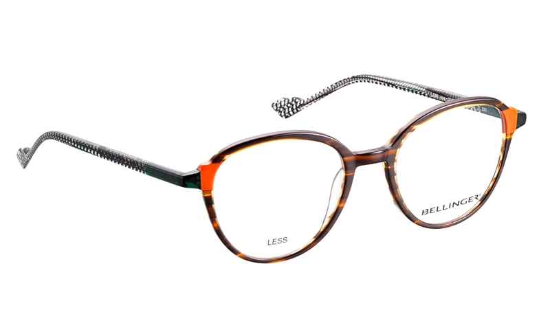 BELLINGER LESS-ACE-2387 Brillestel (Form: Summerbird - Farve: Brun)