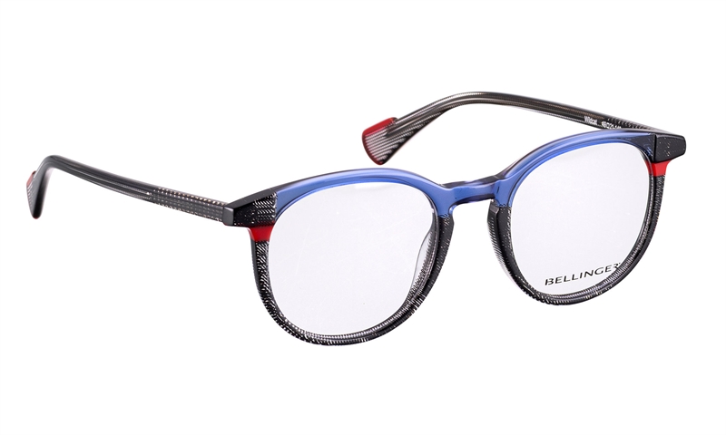 BELLINGER WILDCAT Brillestel (Form: Panto - Farve: Blå)