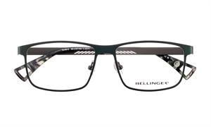 BELLINGER SONIC-2 Brillestel (Form: Firkantet - Farve: Grøn)