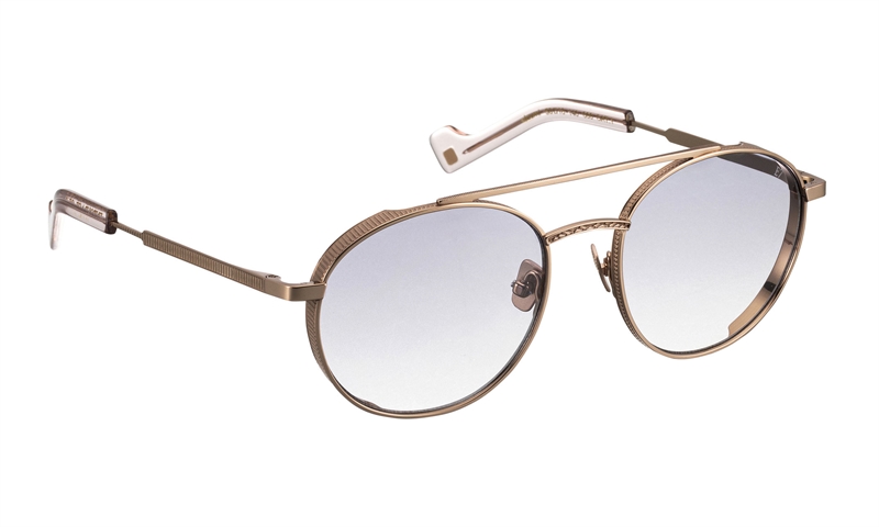 ENTOURAGE OF 7 IZUMI Solbrille (Form: Rund - Farve: Guld)