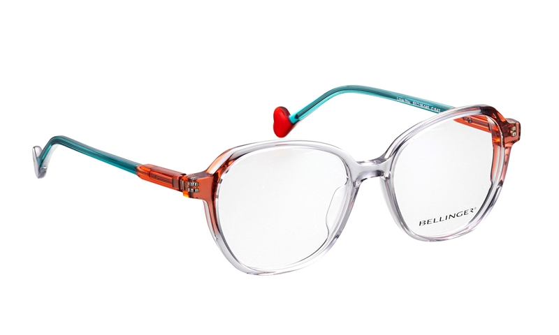 BELLINGER LOVE-YOU Brillestel (Form: Summerbird - Farve: Transparent)