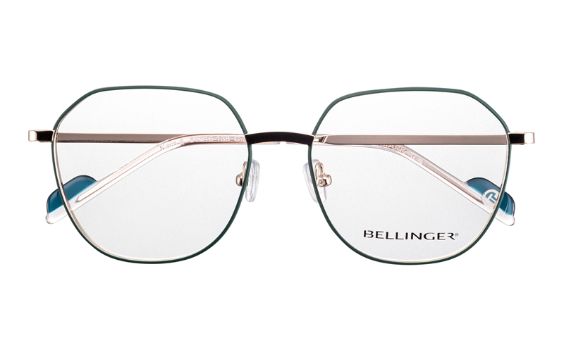 BELLINGER KARA-8 Brillestel (Form: Summerbird - Farve: Grøn)