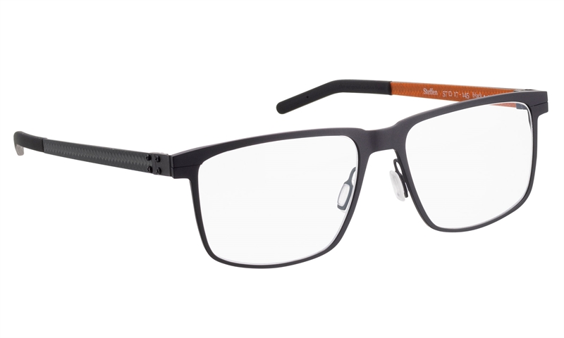BLAC STEFFEN Brillestel (Form: Firkantet - Farve: Sort)