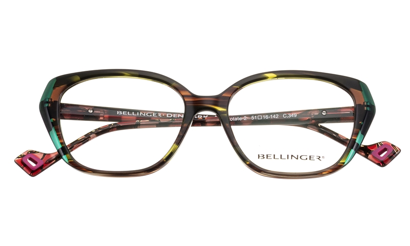 BELLINGER ROTATE-2 Brillestel (Form: Summerbird - Farve: Lilla)