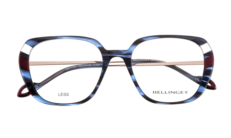 BELLINGER LESS-2589 Brillestel (Form: Summerbird - Farve: Blå)