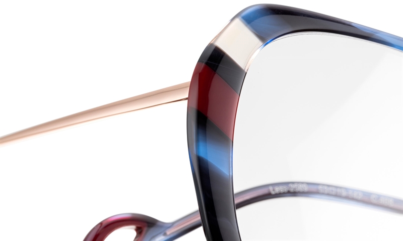 BELLINGER LESS-2589 Brillestel (Form: Summerbird - Farve: Blå)