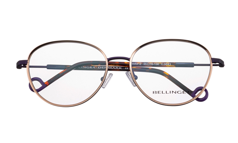 BELLINGER INCOLOR-2 Brillestel (Form: Summerbird - Farve: Guld)