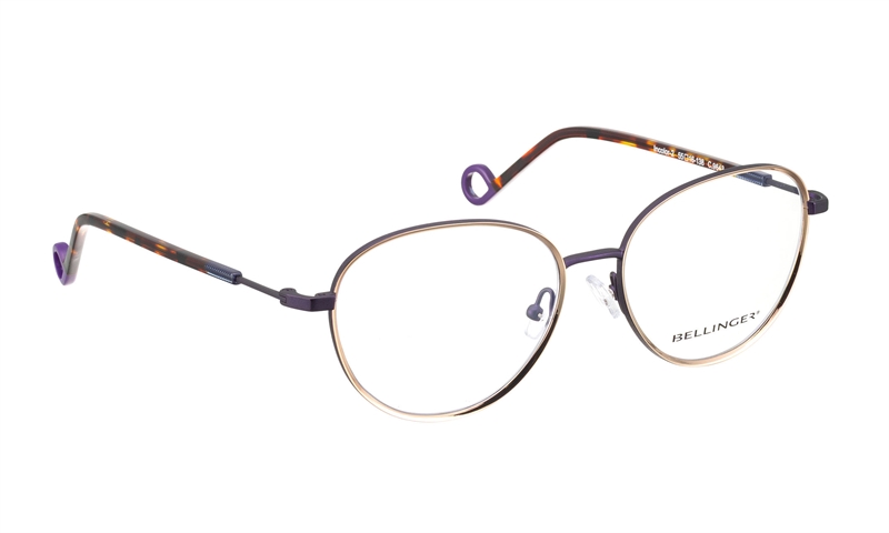 BELLINGER INCOLOR-2 Brillestel (Form: Summerbird - Farve: Guld)