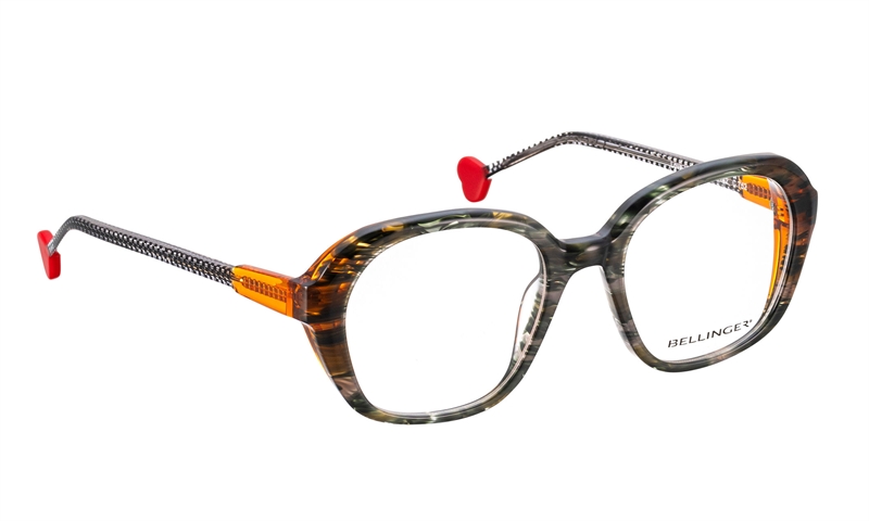 BELLINGER LOVE-VIBES Brillestel (Form: Cat Eye - Farve: Grøn)