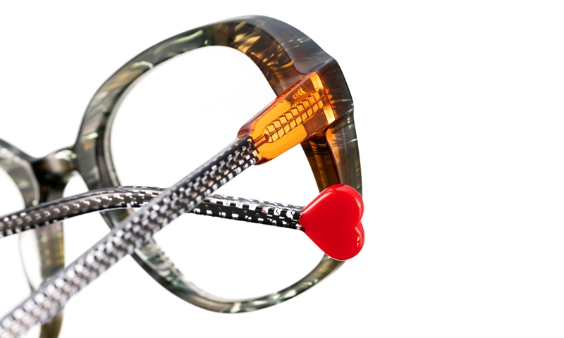 BELLINGER LOVE-VIBES Brillestel (Form: Cat Eye - Farve: Grøn)