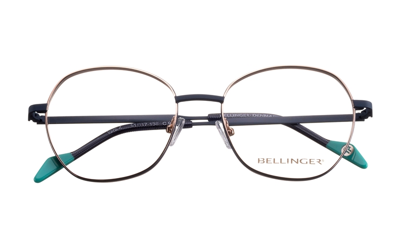 BELLINGER KARA-4 Brillestel (Form: Summerbird - Farve: Guld)