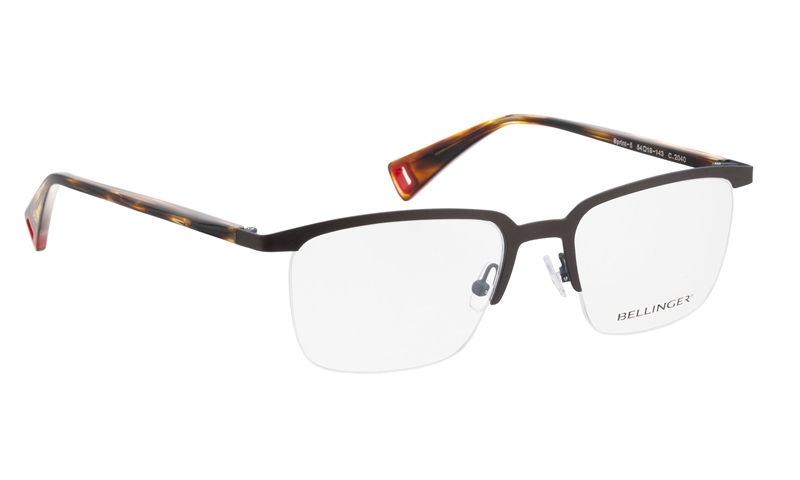 BELLINGER SPRINT-5 Brillestel (Form: Firkantet - Farve: Brun)
