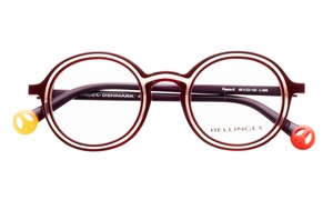BELLINGER PEACE-2 Brillestel (Form: Rund - Farve: Lilla)