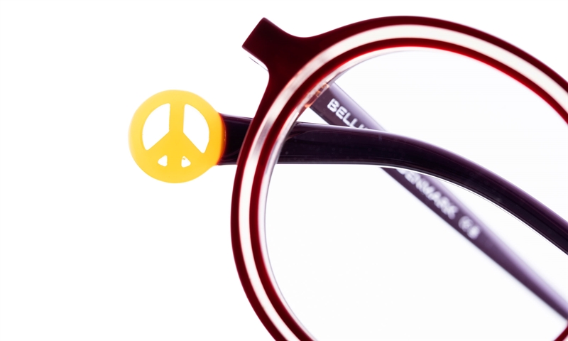 BELLINGER PEACE-2 Brillestel (Form: Rund - Farve: Lilla)