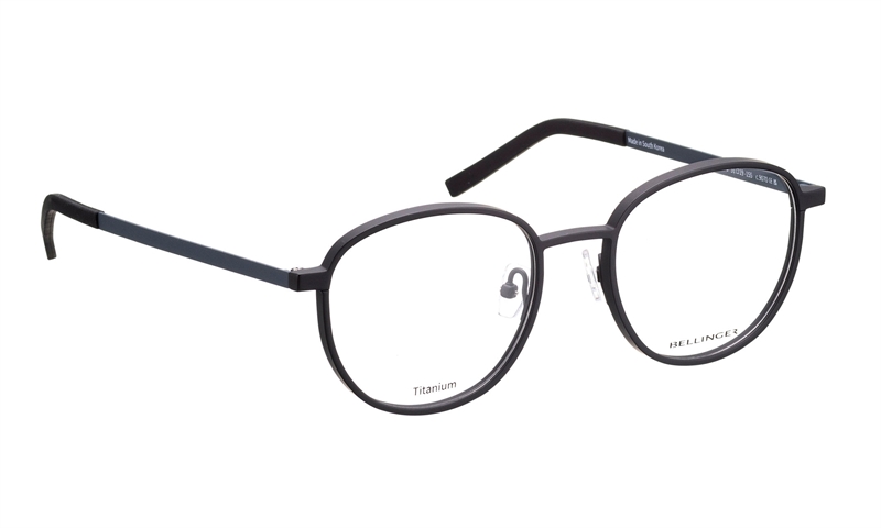 BELLINGER BOLDLINE-6 Brillestel (Form: Panto - Farve: Sort)