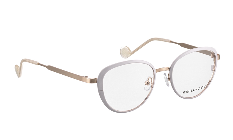 BELLINGER ELLIPSE-1 Brillestel (Form: Cat Eye - Farve: Hvid)
