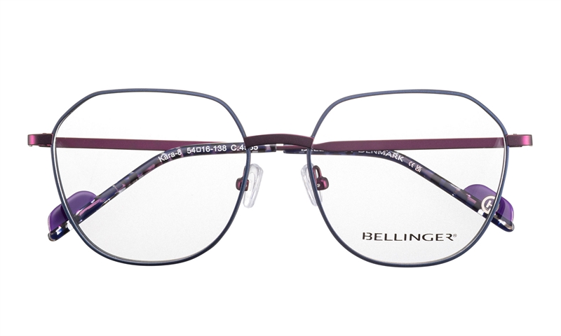 BELLINGER KARA-8 Brillestel (Form: Summerbird - Farve: Blå)