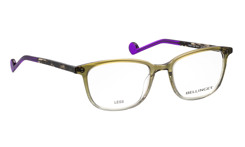 BELLINGER LESS-ACE-2313 Brillestel (Form: Firkantet - Farve: Grøn)