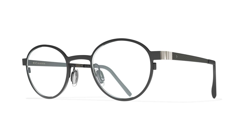 Blackfin BF811 ESBJERG Brillestel (Form: Panto - Farve: Sort)