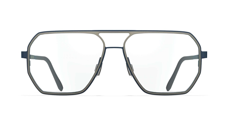 Blackfin BF978 EAGLE HEAD Brillestel (Form: Pilot - Farve: Grå)