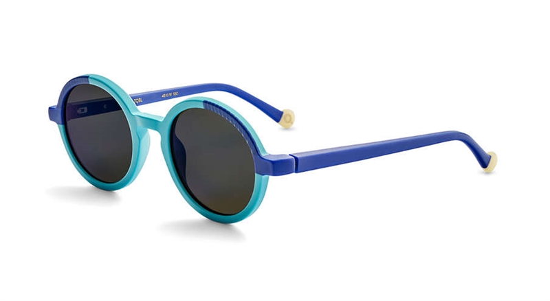 Etnia Barcelona PANDA SUN Solbrille (Form: Rund - Farve: Blå)